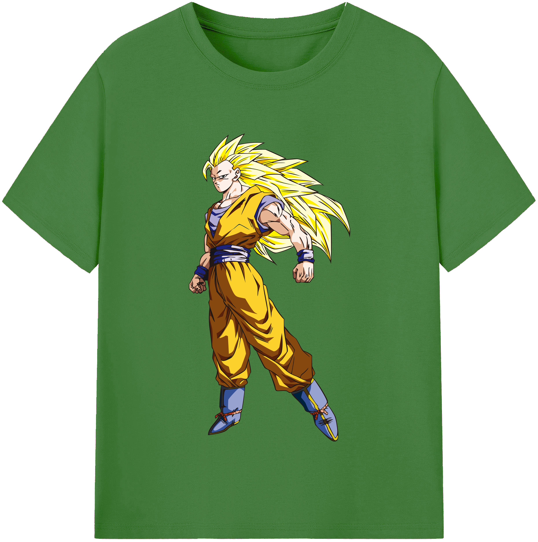 （画像用） ドラゴンボール 孫悟空（そん ごくう）Son Goku カカロット DRAGON BALL Kakarotto レディースカジュアルプリントTシャツ（綿100％）